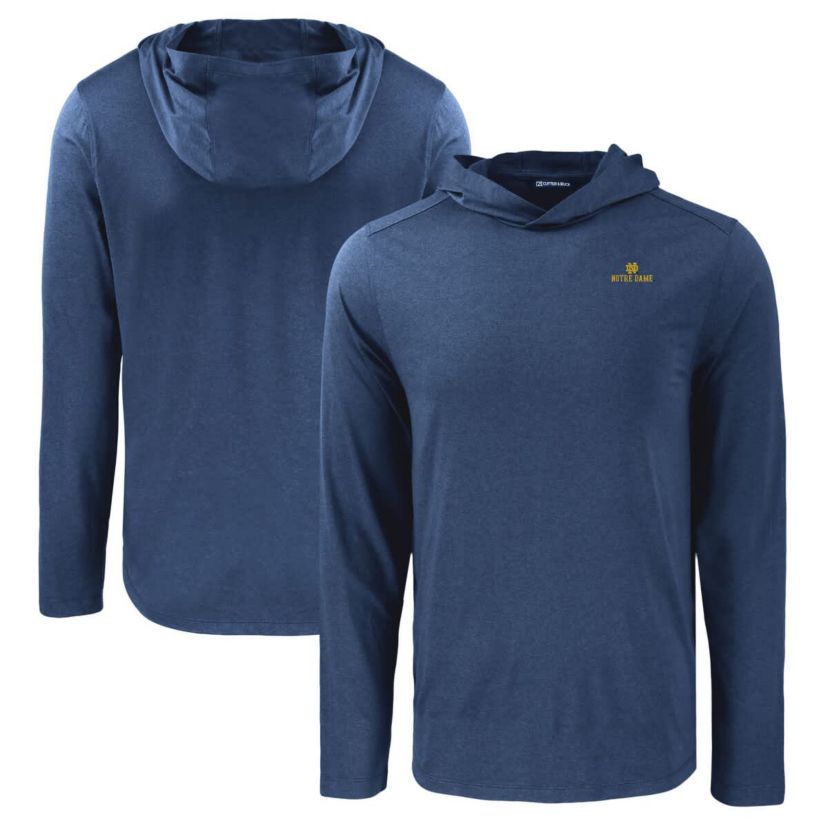 NCAA Notre Dame Fighting Irish Coastline Epic Comfort Eco Recycled Long Sleeve Hoodie T-Shirt