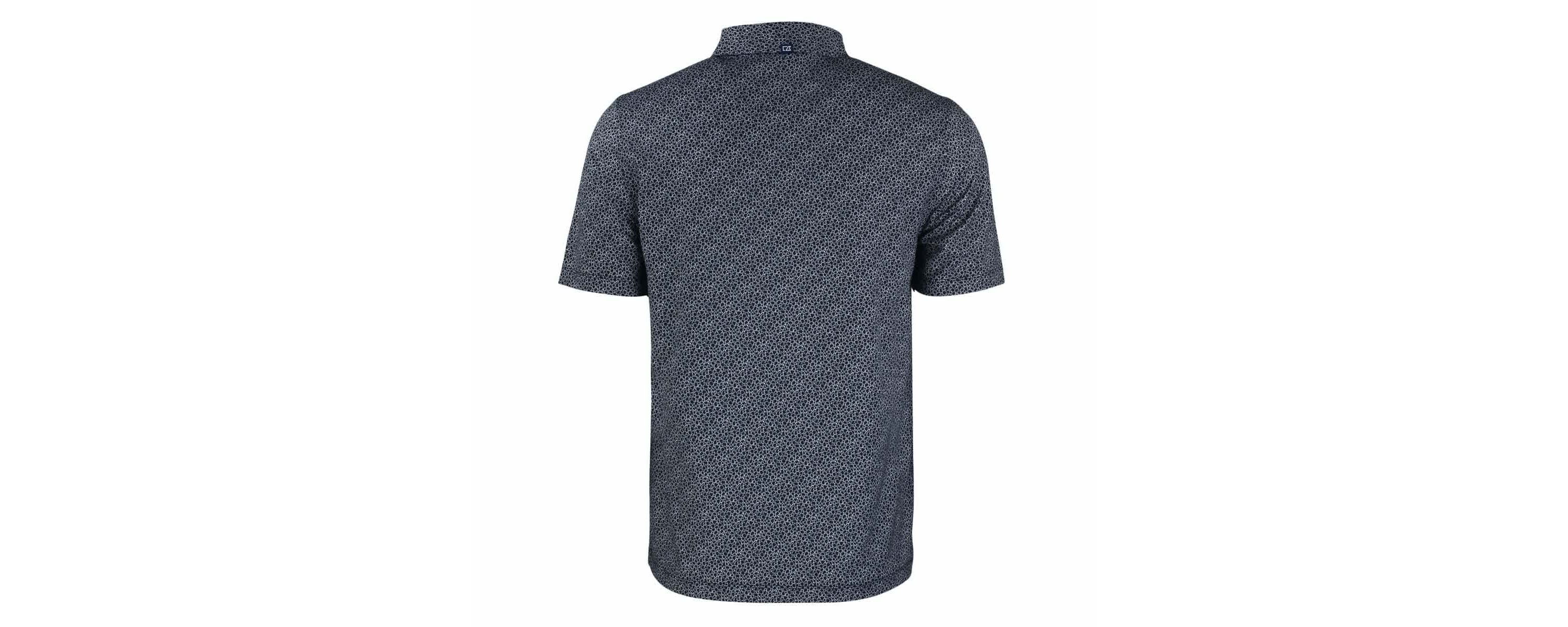 NCAA LSU Tigers Pike Eco Pebble Print Stretch Recycled Polo