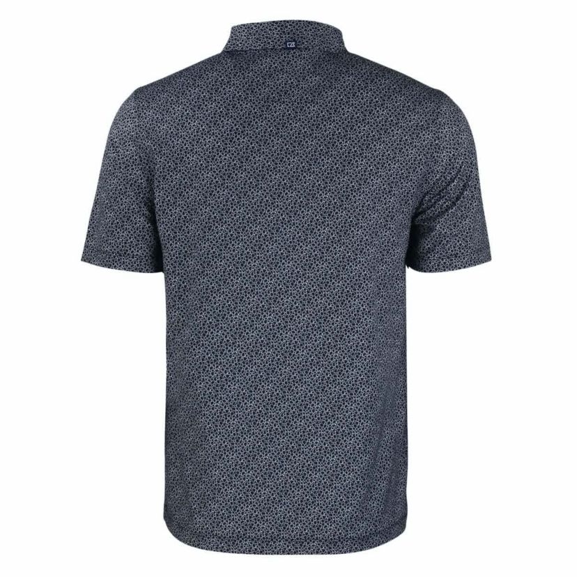 NCAA LSU Tigers Pike Eco Pebble Print Stretch Recycled Polo