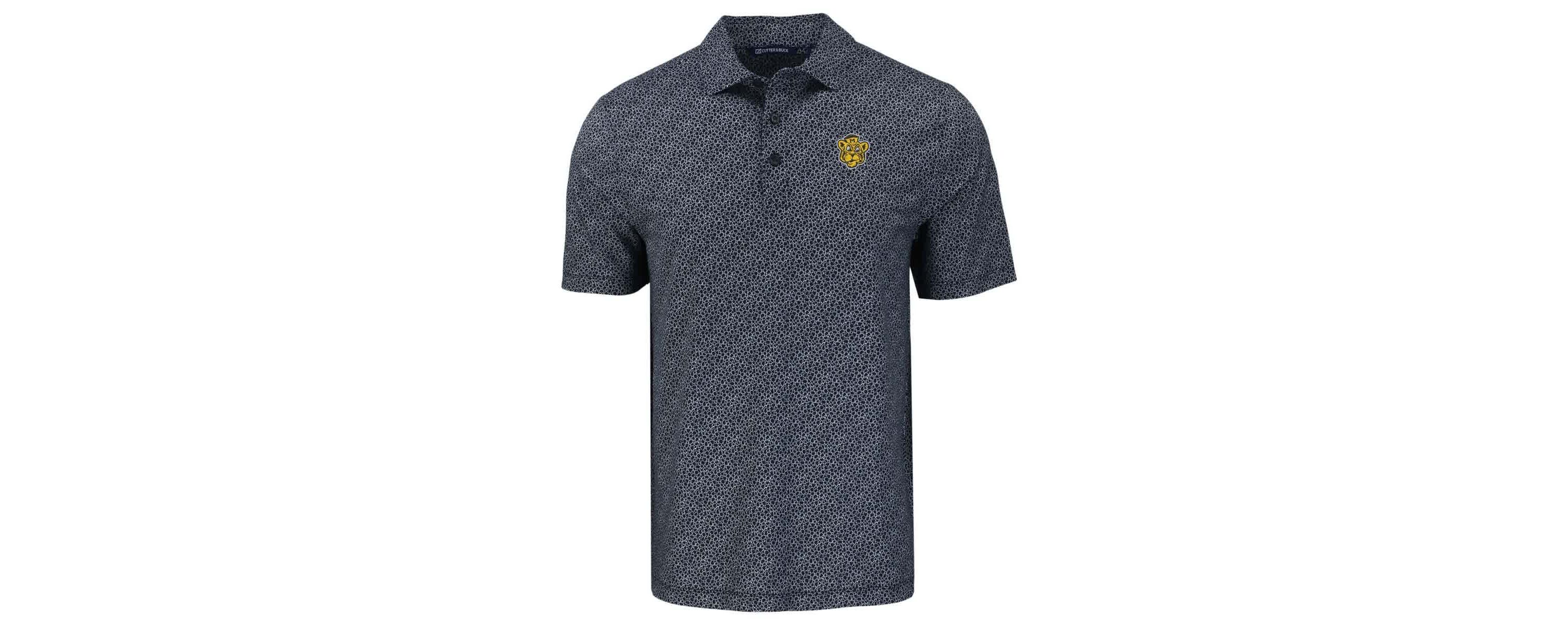 NCAA Missouri Tigers Pike Eco Pebble Print Stretch Recycled Polo