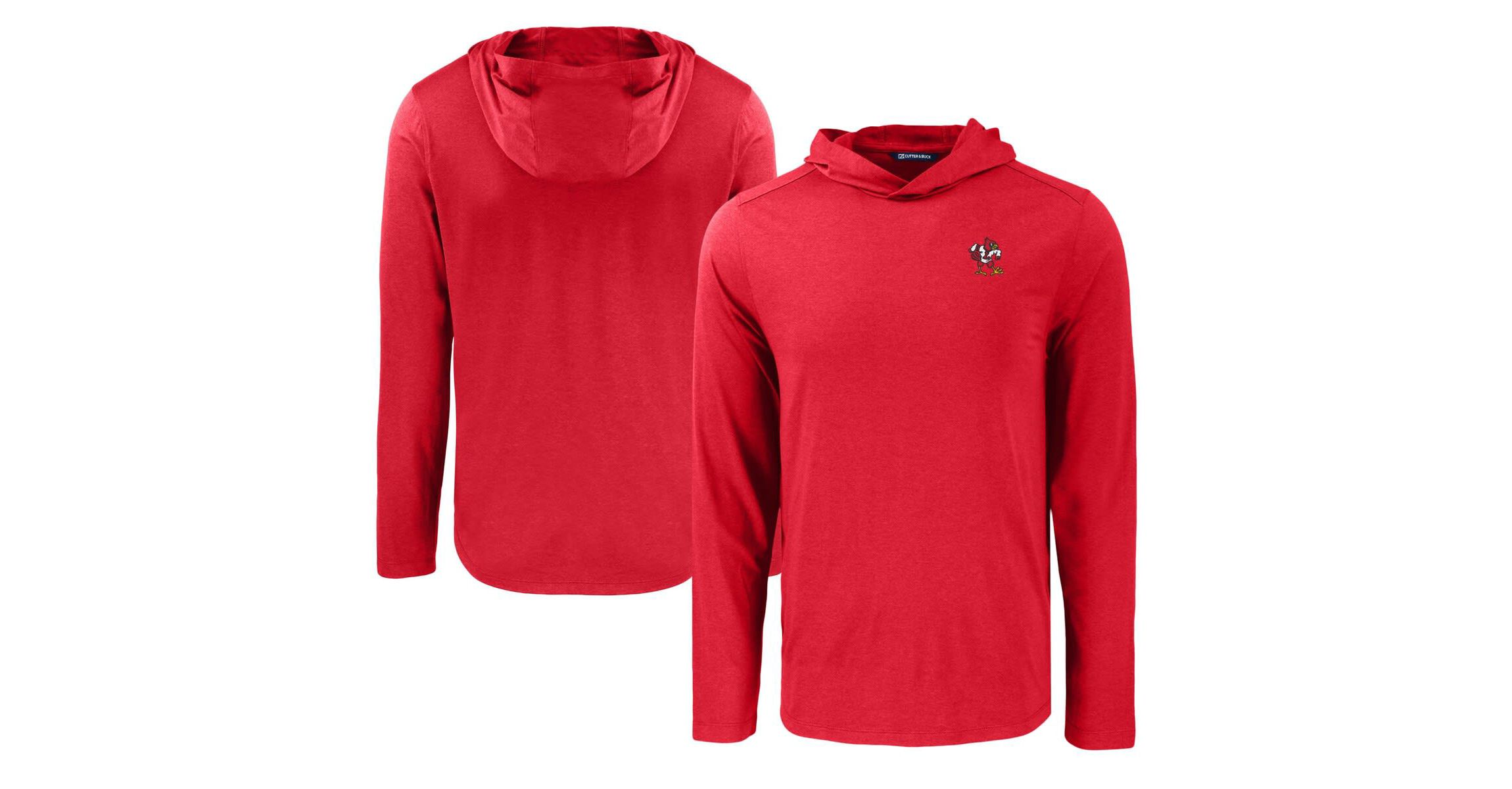 NCAA Louisville Cardinals Coastline Epic Comfort Eco Recycled Long Sleeve Hoodie T-Shirt