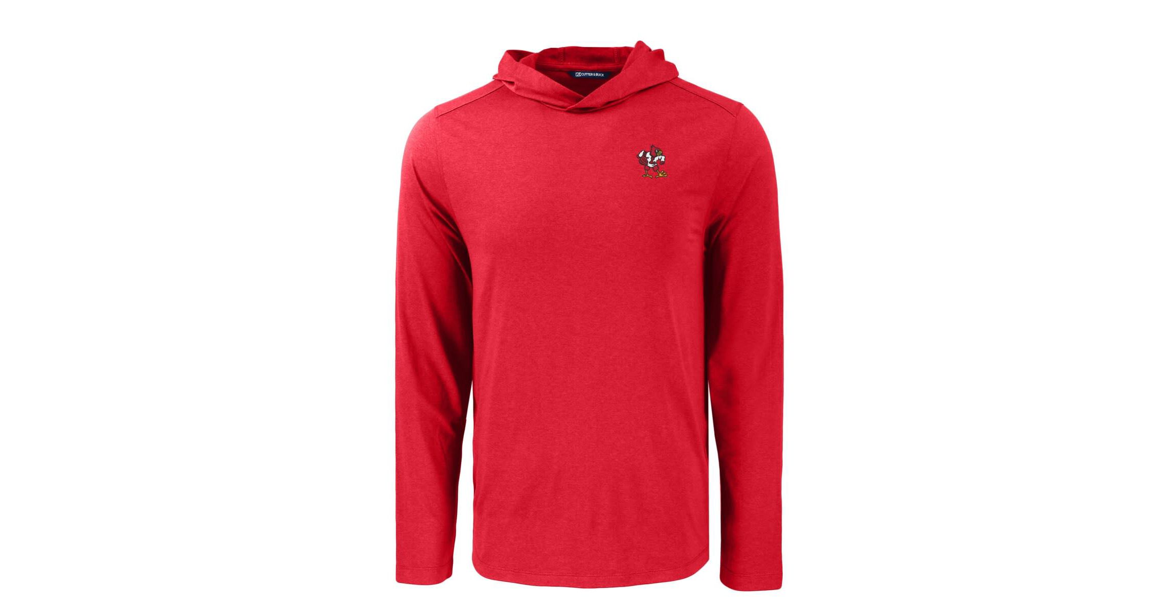 NCAA Louisville Cardinals Coastline Epic Comfort Eco Recycled Long Sleeve Hoodie T-Shirt