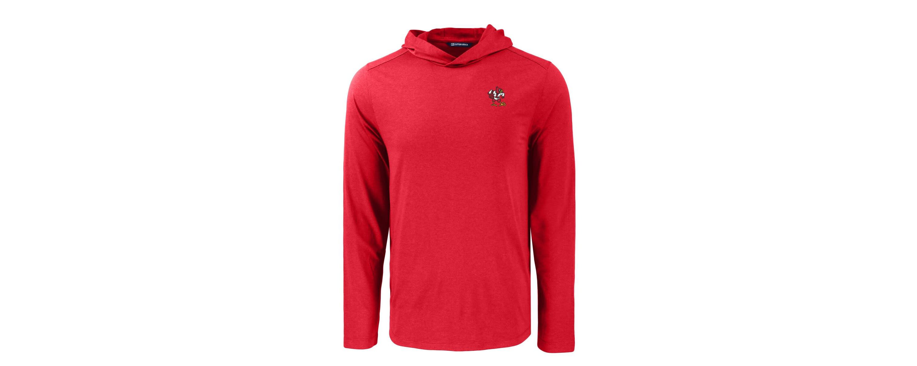 NCAA Louisville Cardinals Coastline Epic Comfort Eco Recycled Long Sleeve Hoodie T-Shirt