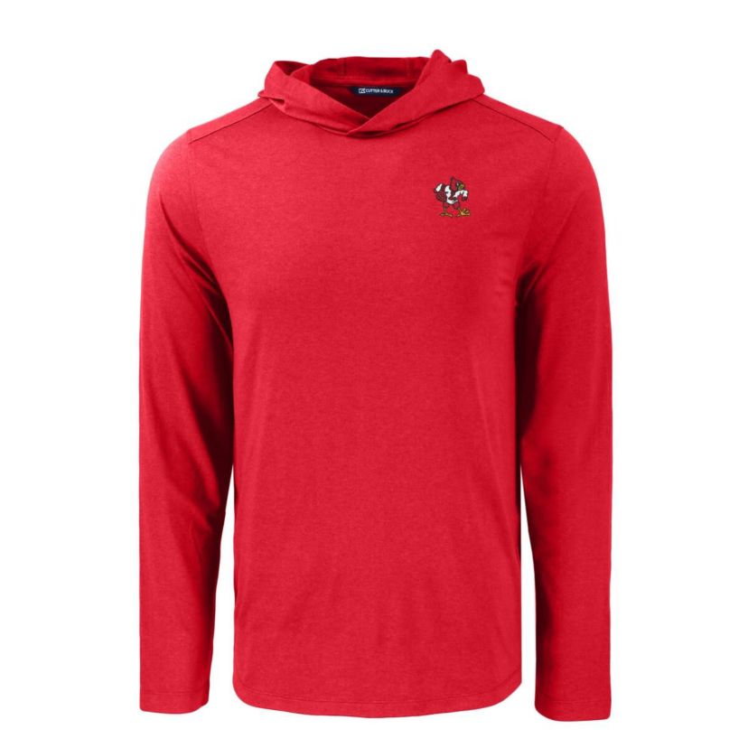 NCAA Louisville Cardinals Coastline Epic Comfort Eco Recycled Long Sleeve Hoodie T-Shirt