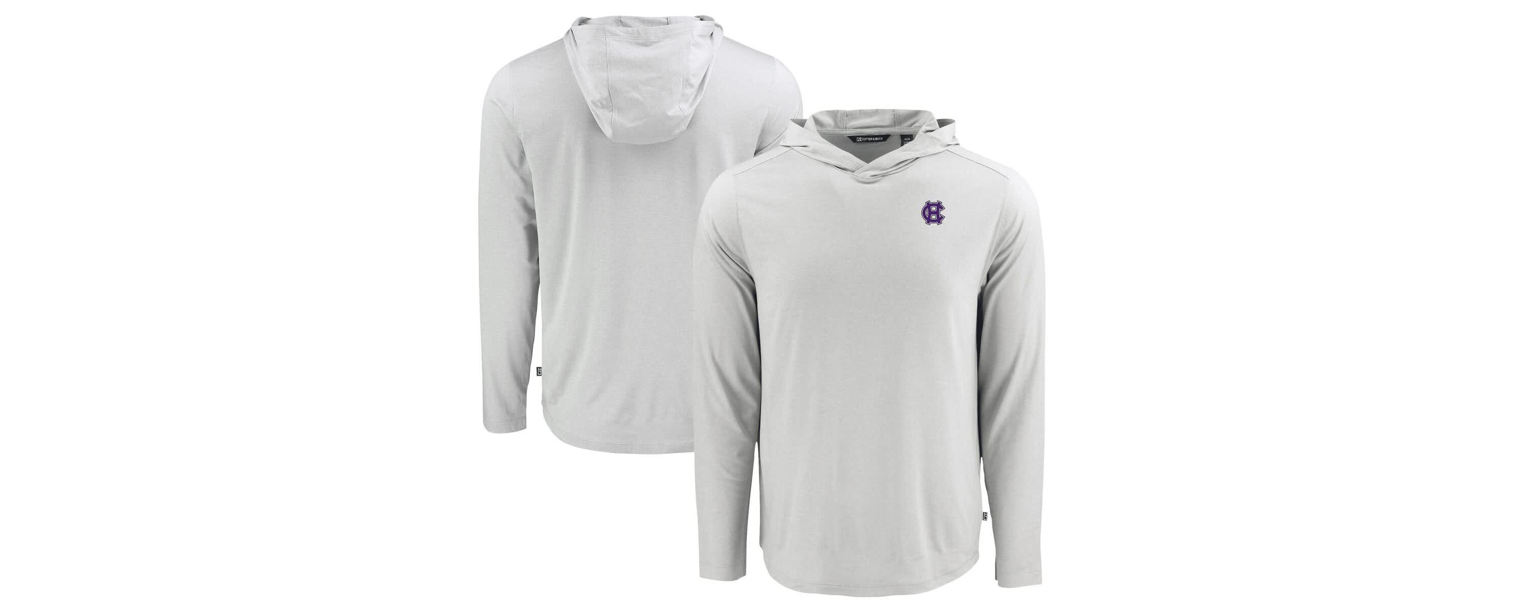 NCAA Holy Cross Crusaders Coastline Epic Comfort Eco Recycled Long Sleeve Hoodie T-Shirt
