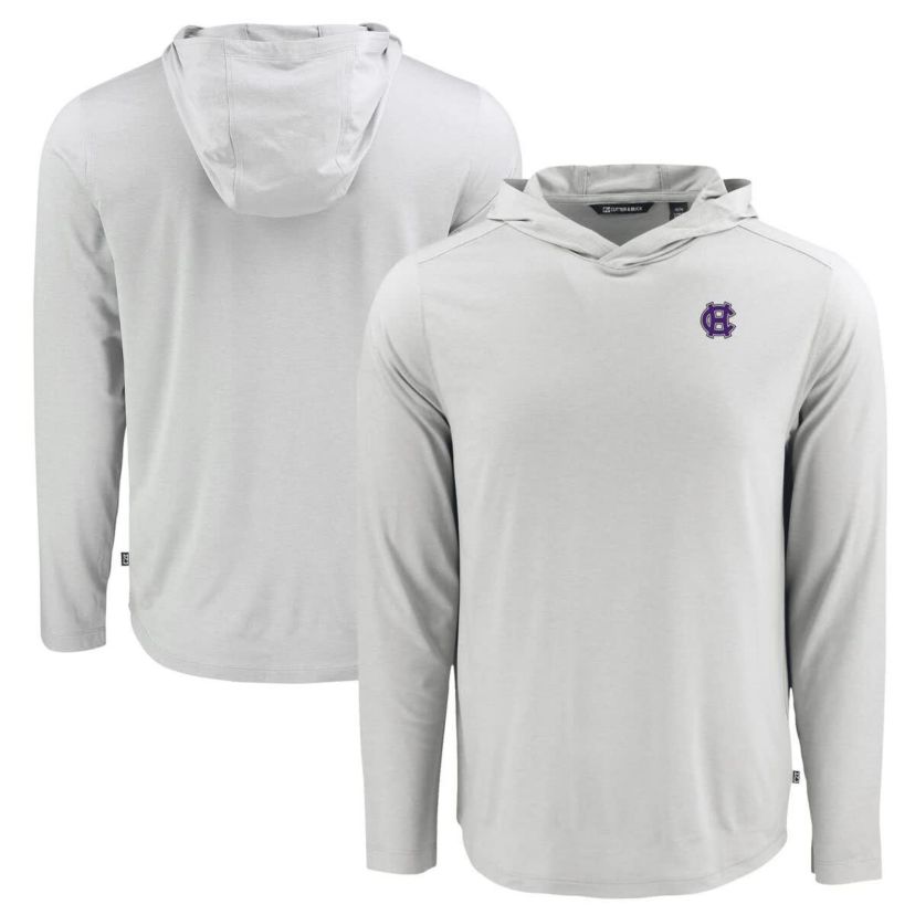 NCAA Holy Cross Crusaders Coastline Epic Comfort Eco Recycled Long Sleeve Hoodie T-Shirt