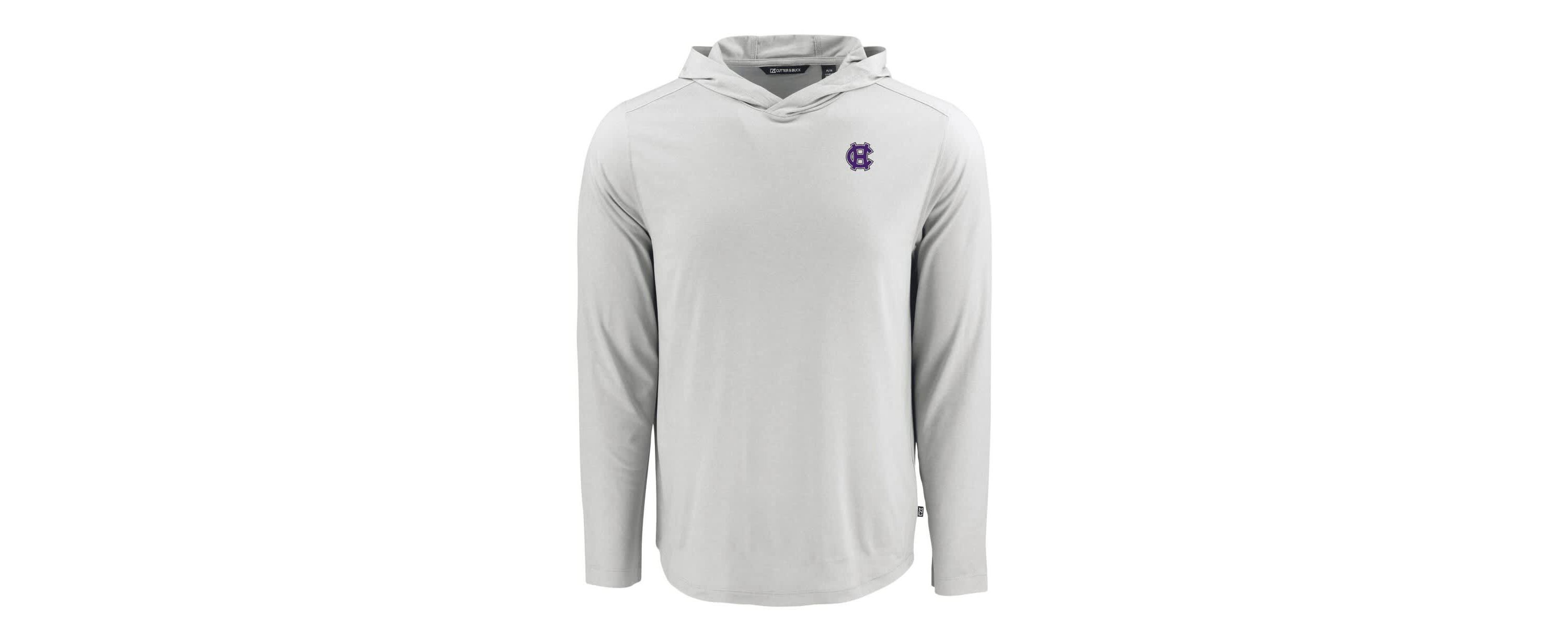 NCAA Holy Cross Crusaders Coastline Epic Comfort Eco Recycled Long Sleeve Hoodie T-Shirt