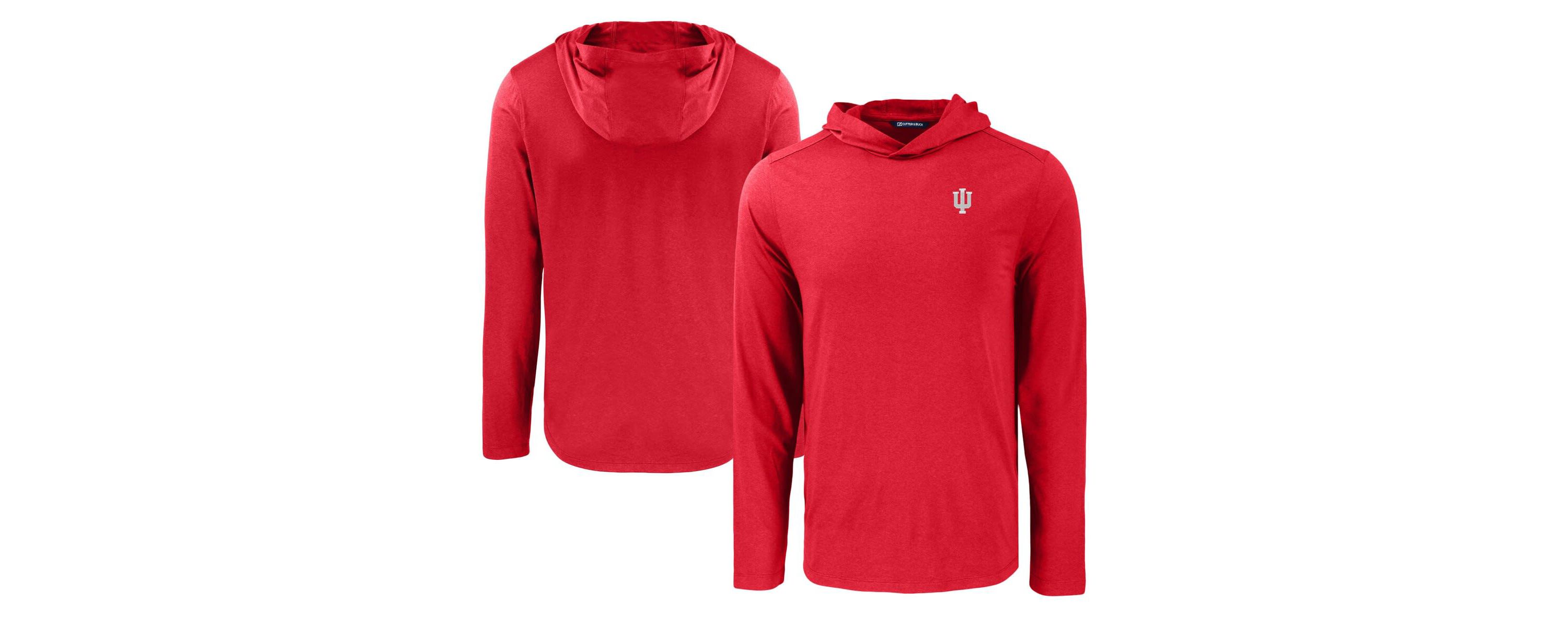 NCAA Indiana Hoosiers Coastline Epic Comfort Eco Recycled Long Sleeve Hoodie T-Shirt