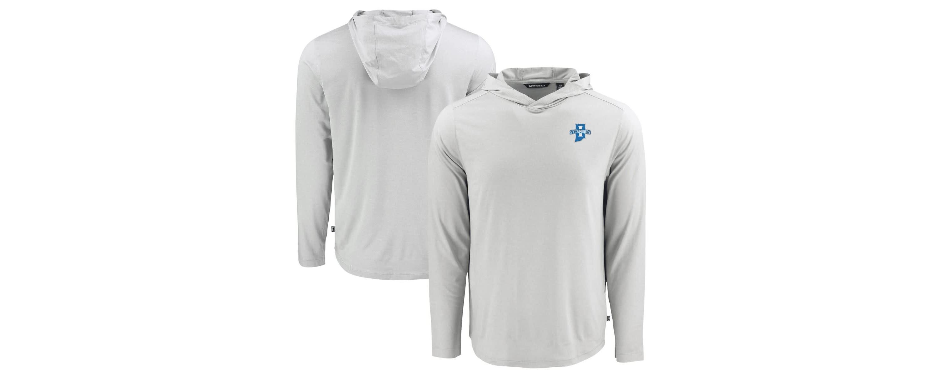 NCAA Indiana State Sycamores Coastline Epic Comfort Eco Recycled Long Sleeve Hoodie T-Shirt