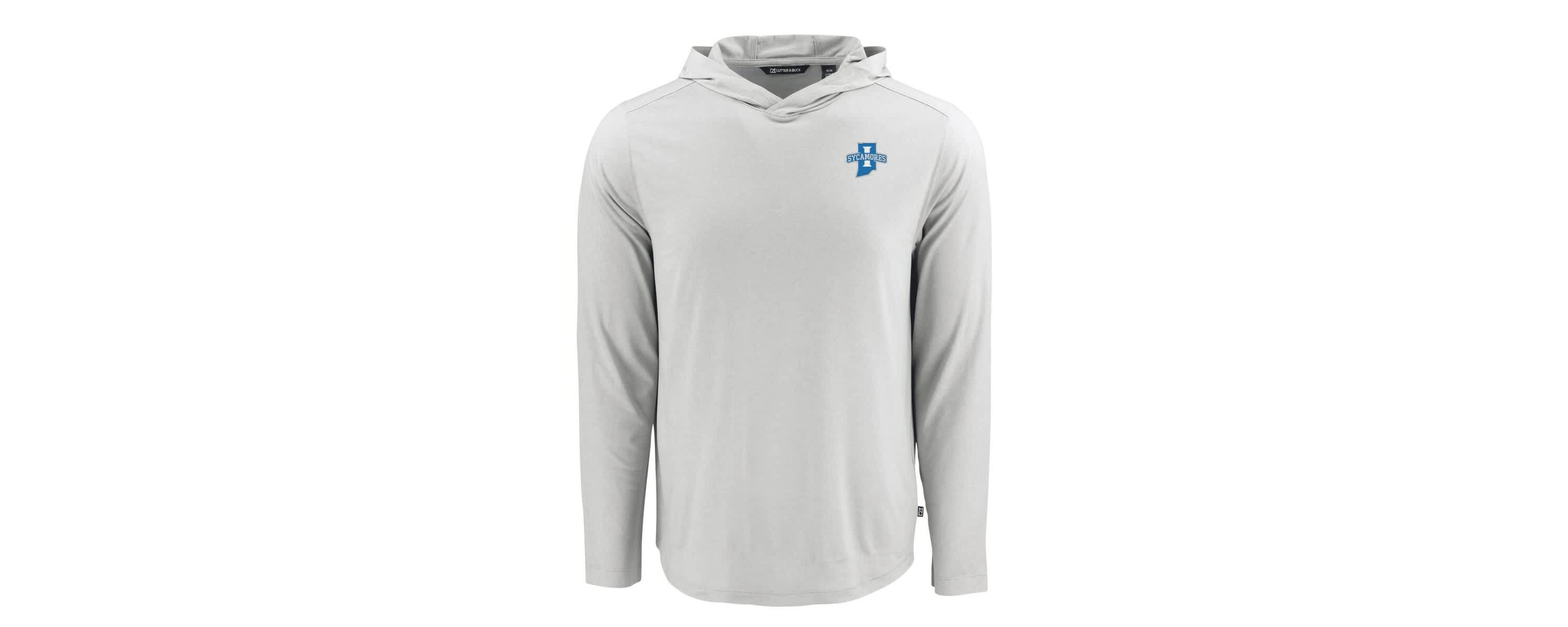 NCAA Indiana State Sycamores Coastline Epic Comfort Eco Recycled Long Sleeve Hoodie T-Shirt
