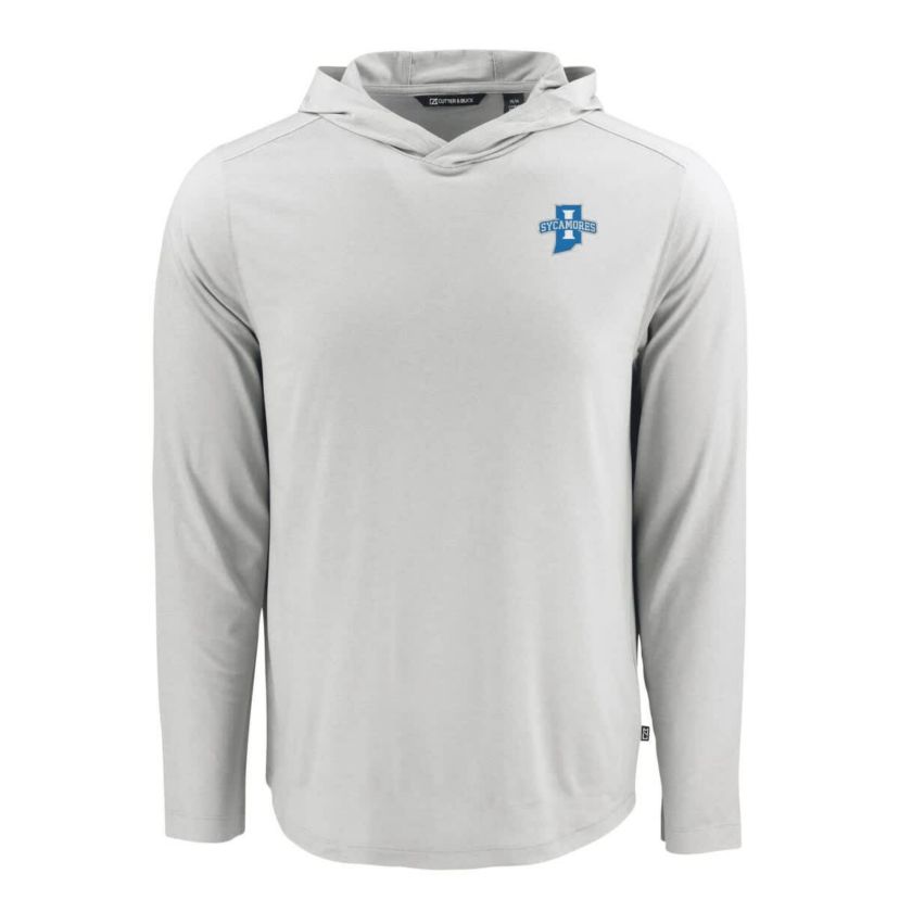 NCAA Indiana State Sycamores Coastline Epic Comfort Eco Recycled Long Sleeve Hoodie T-Shirt