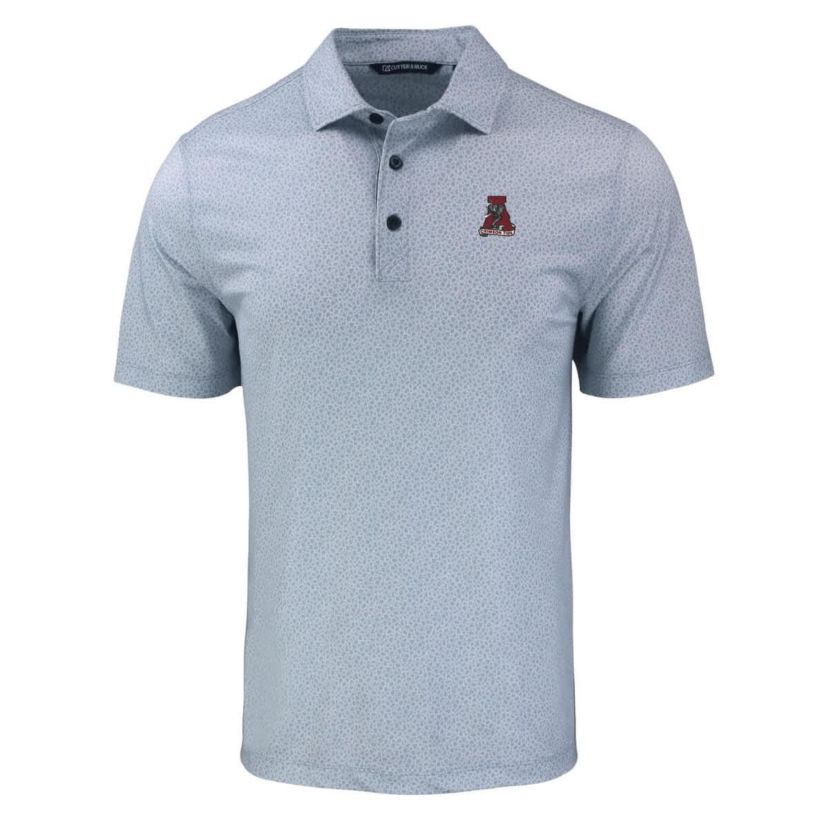 Alabama Crimson Tide NCAA Alabama Tide Pike Eco Pebble Print Stretch Recycled Polo