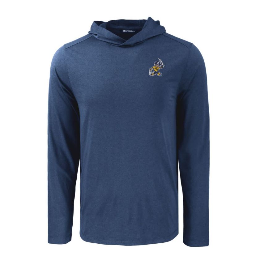 East Tennessee Buccaneers NCAA ETSU Buccaneers Coastline Epic Comfort Eco Recycled Long Sleeve Hoodie T-Shirt