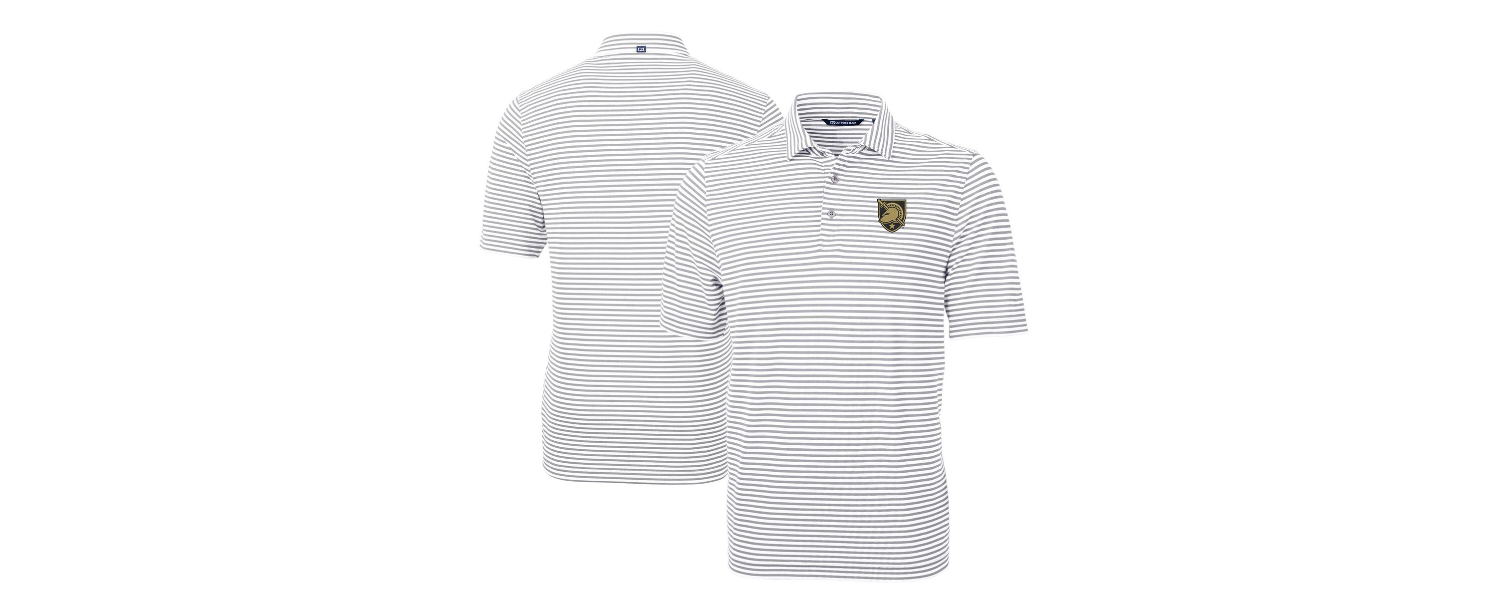 Army Black Knights NCAA Army Knights Virtue Eco Pique Stripe Recycled DryTec Polo