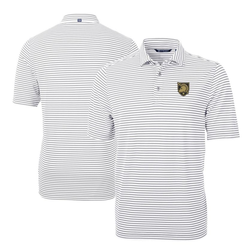 Army Black Knights NCAA Army Knights Virtue Eco Pique Stripe Recycled DryTec Polo