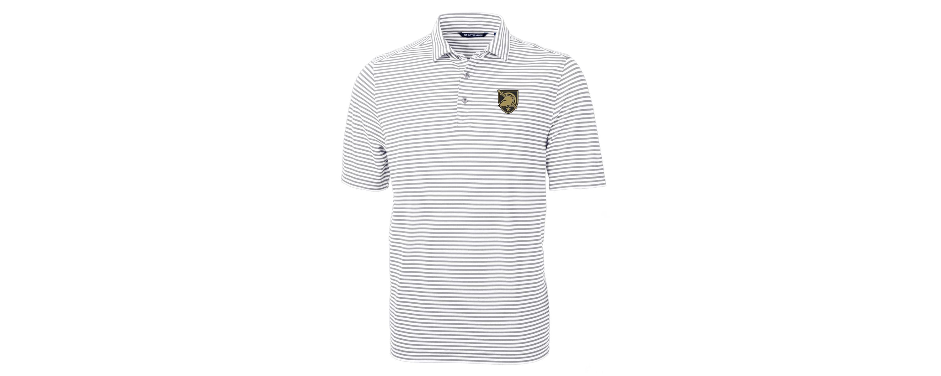 Army Black Knights NCAA Army Knights Virtue Eco Pique Stripe Recycled DryTec Polo