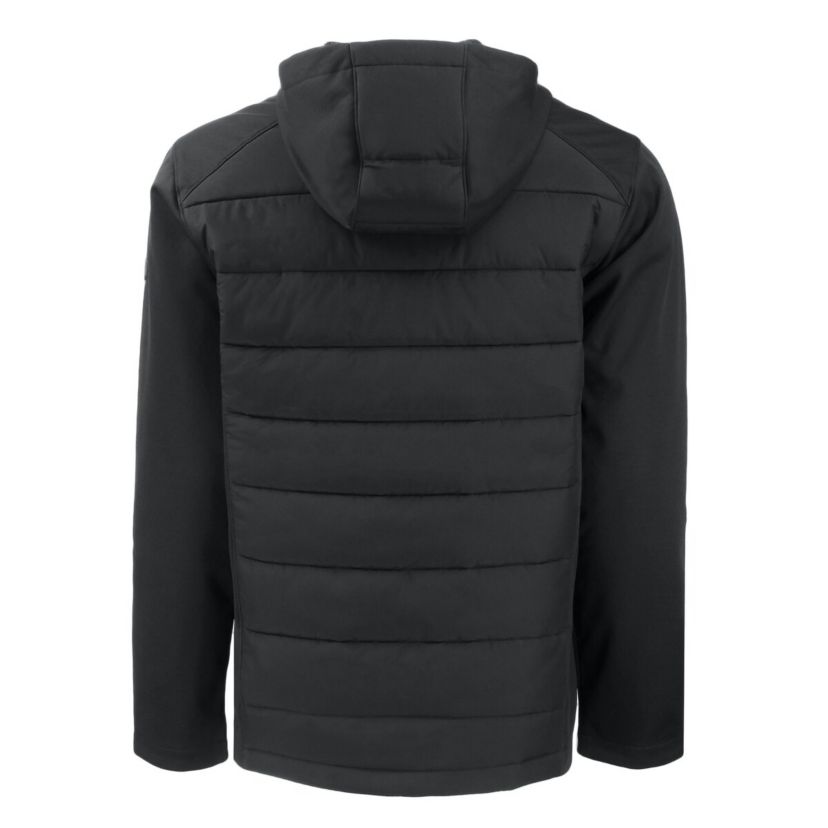 Army Black Knights NCAA Army Knights Evoke Hybrid Eco Softshell Recycled Full-Zip Hoodie Jacket