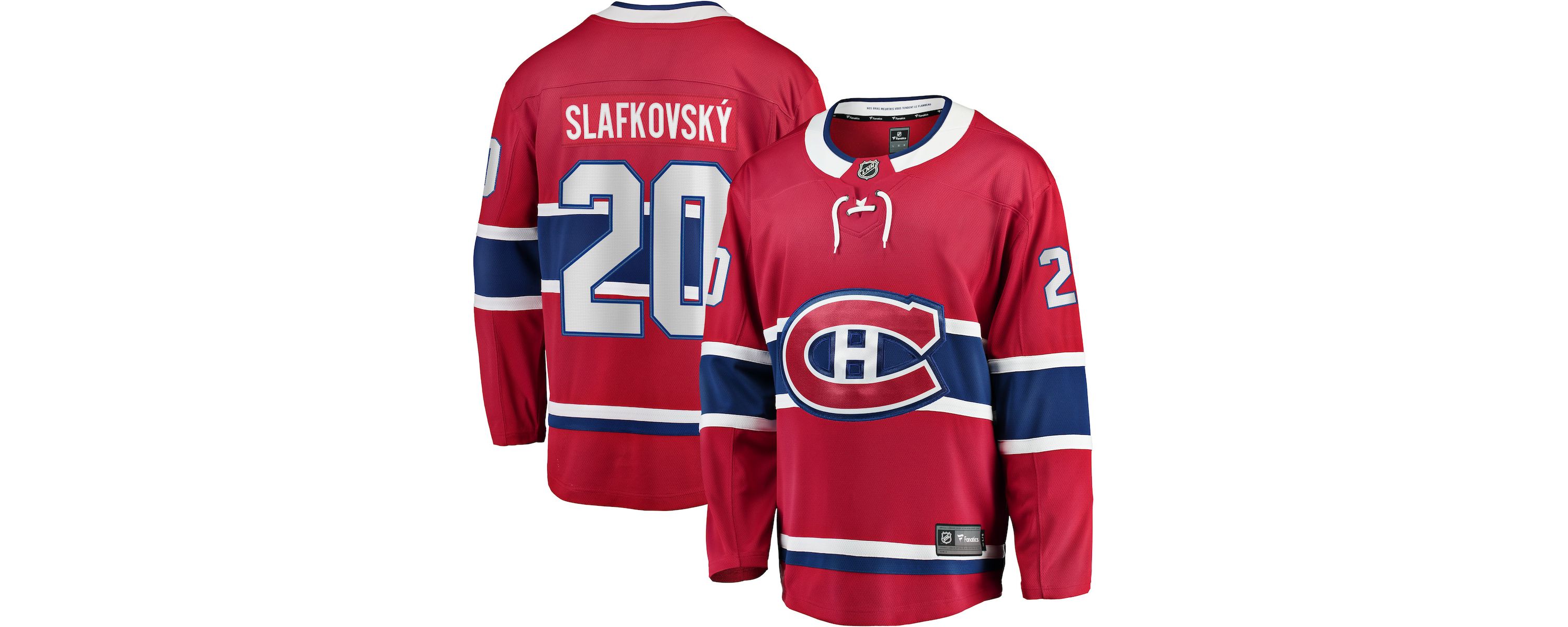 NHL Fanatics Juraj Slafkovsky Montreal Canadiens Breakaway Jersey
