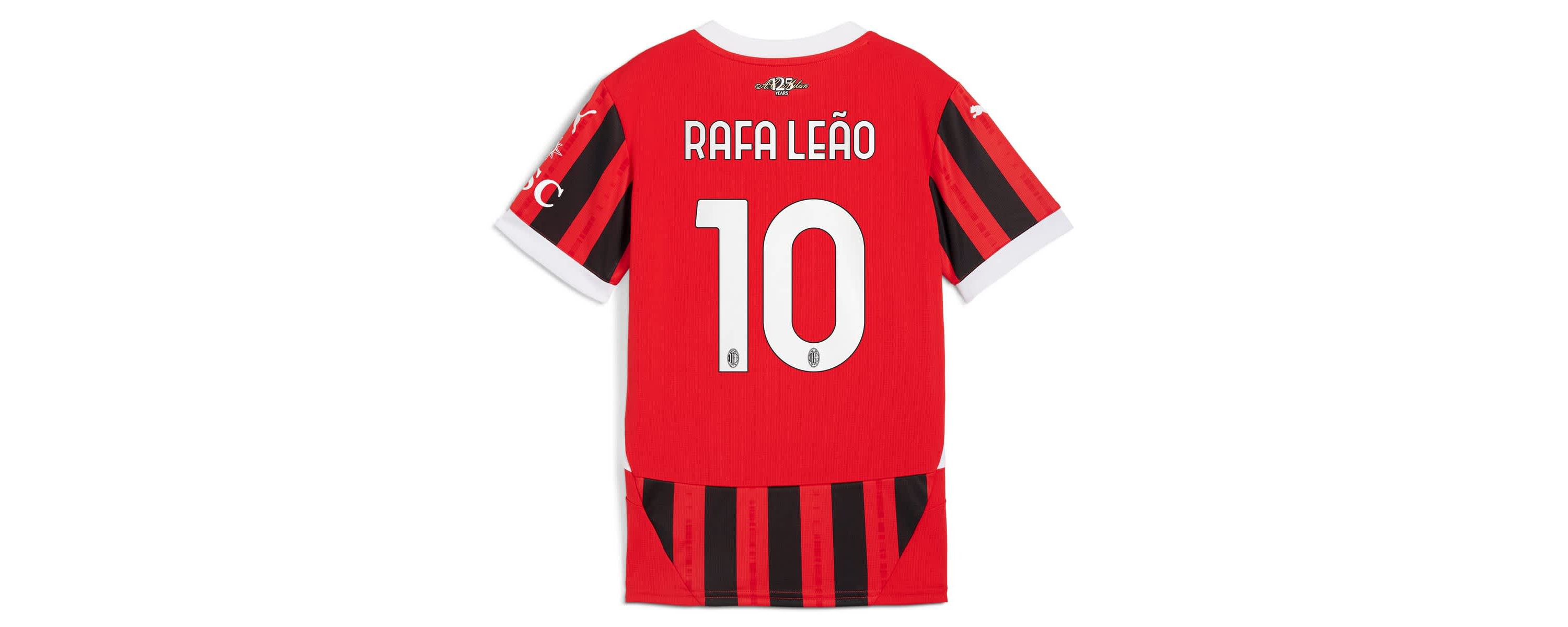 International Clubs Rafael Leão AC Milan 2024/25 Home Replica Player Jersey