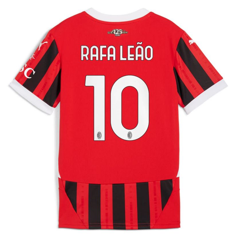 International Clubs Rafael Leão AC Milan 2024/25 Home Replica Player Jersey