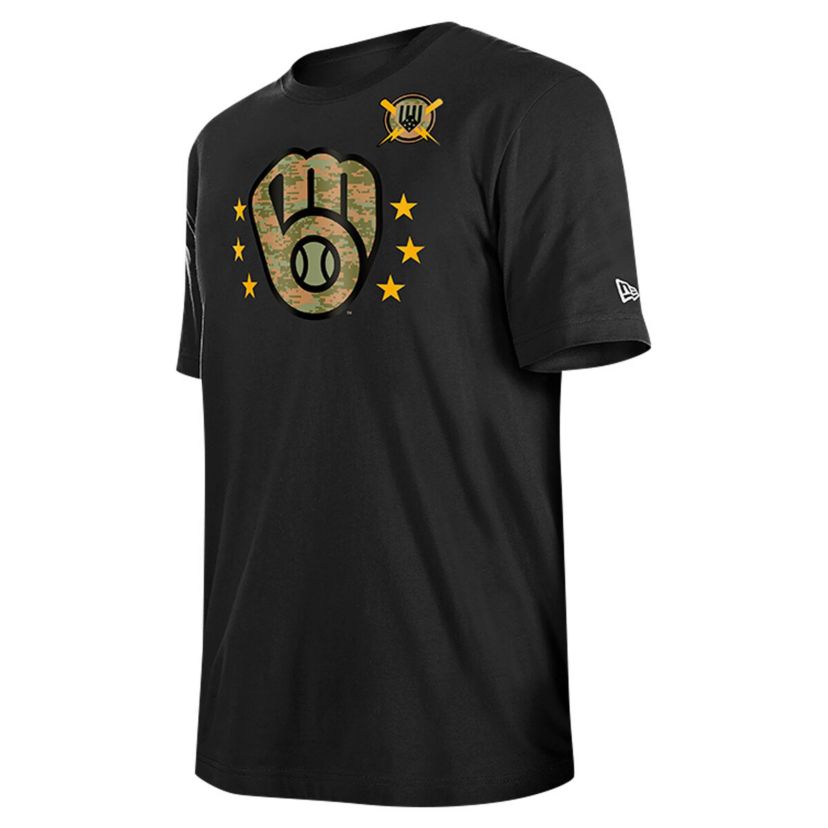 MLB Milwaukee Brewers 2024 Armed Forces Day T-Shirt