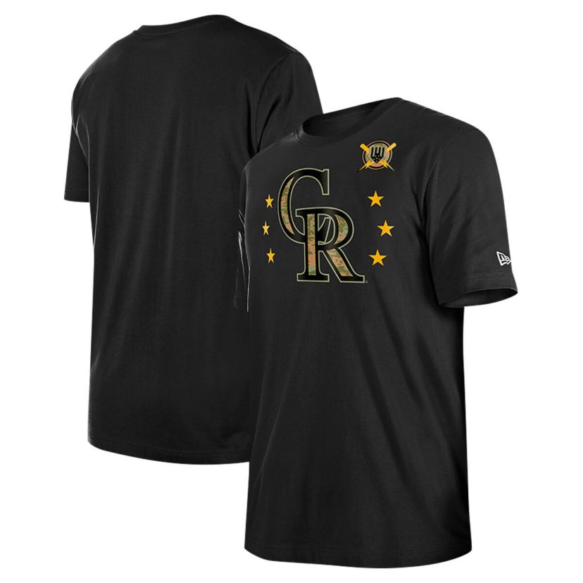 MLB Colorado Rockies 2024 Armed Forces Day T-Shirt