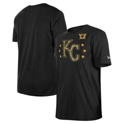 New Era Men's MLB Kansas City Royals 2024 Armed Forces Day T-Shirt, Black, Small