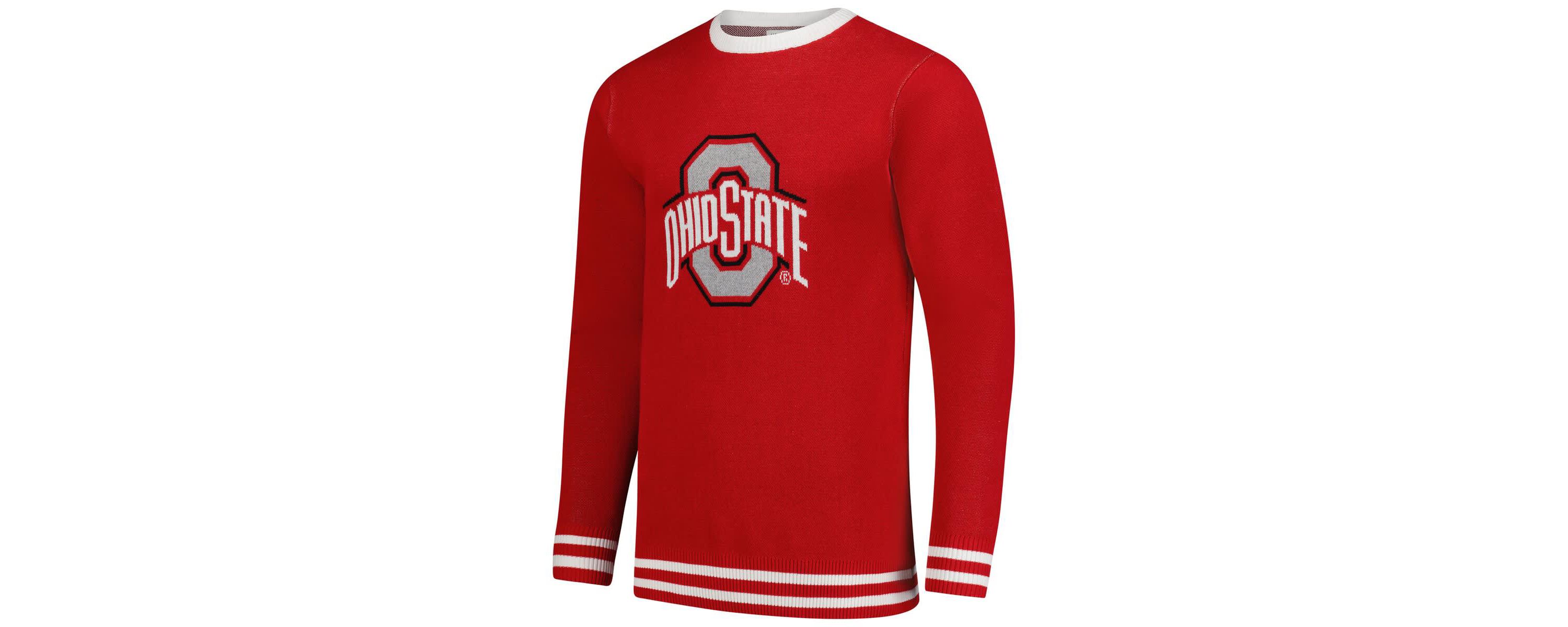 NCAA Unisex Ohio State Buckeyes Renew Knit Vintage Pullover Sweater