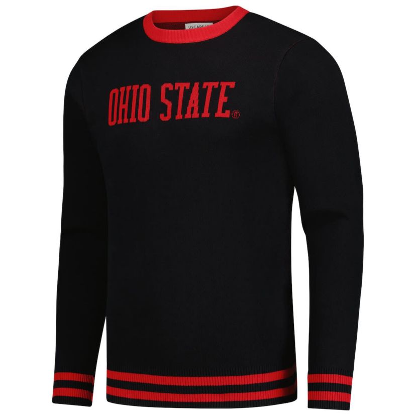 NCAA Unisex Ohio State Buckeyes Renew Knit Vintage Pullover Sweater