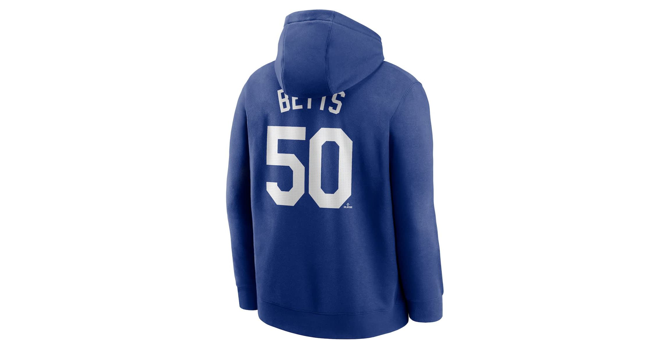 MLB Nike Mookie Betts Los Angeles Dodgers Player Name & Number Club Pullover Hoodie