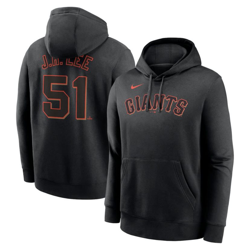 MLB Nike Jung Hoo Lee San Francisco Giants Player Name & Number Club Pullover Hoodie