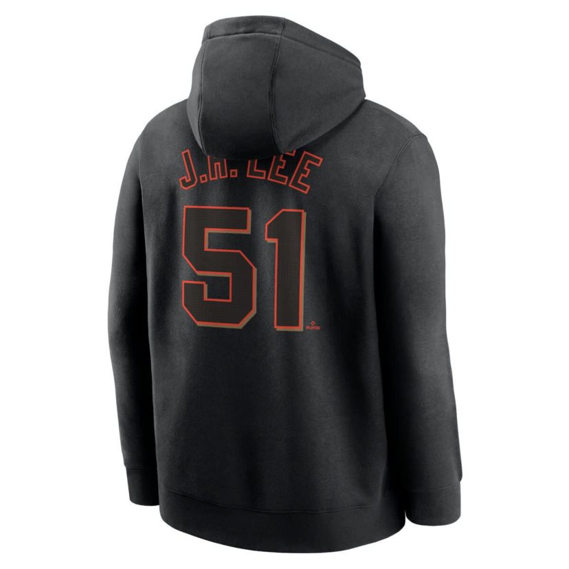 MLB Nike Jung Hoo Lee San Francisco Giants Player Name & Number Club Pullover Hoodie