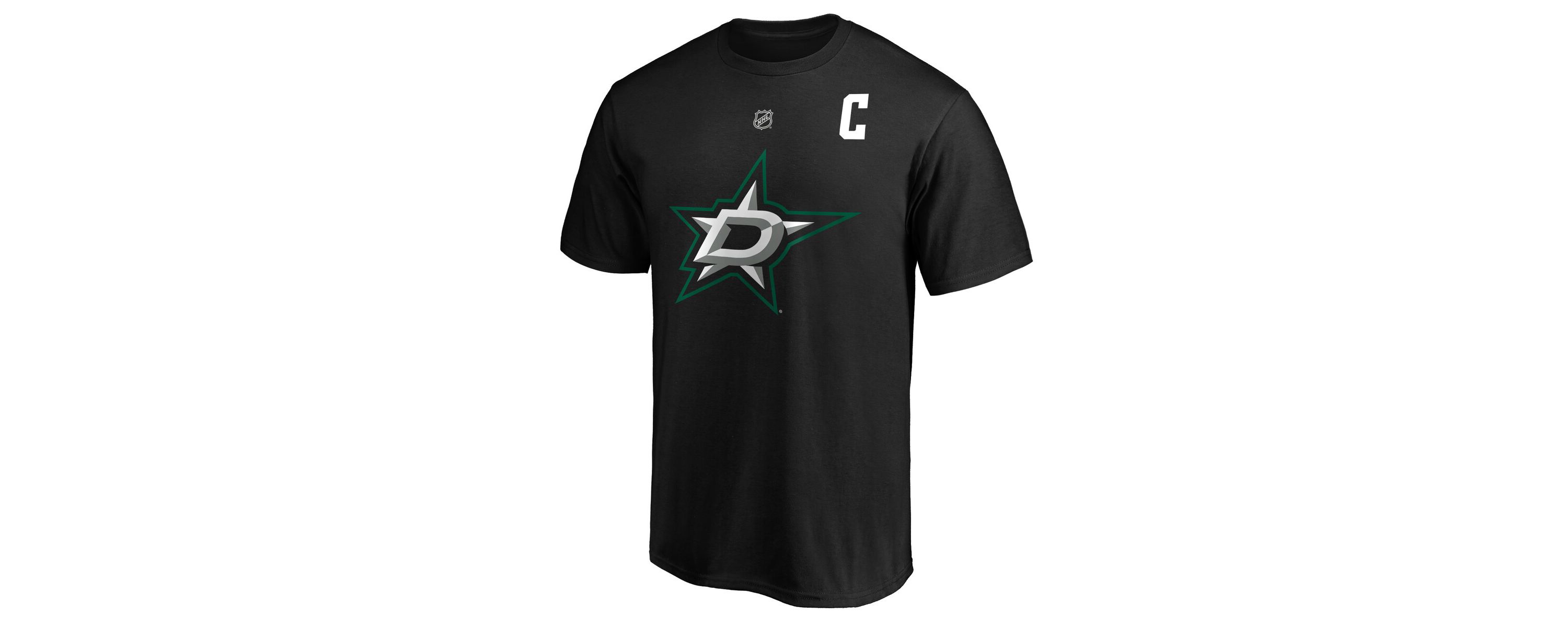 NHL Fanatics Jamie Benn Dallas Stars Authentic Stack Name & Number T-Shirt