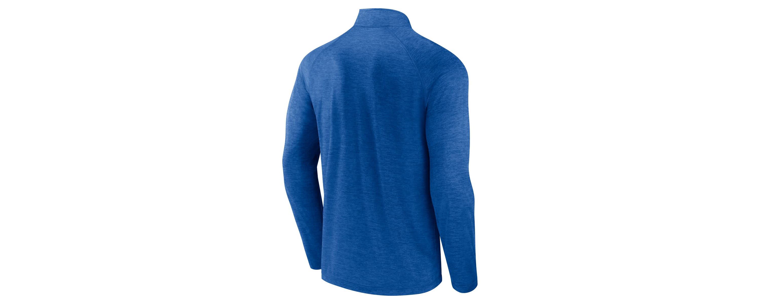 MLB Fanatics Los Angeles Dodgers Head-to-Head Raglan Quarter-Zip Jacket