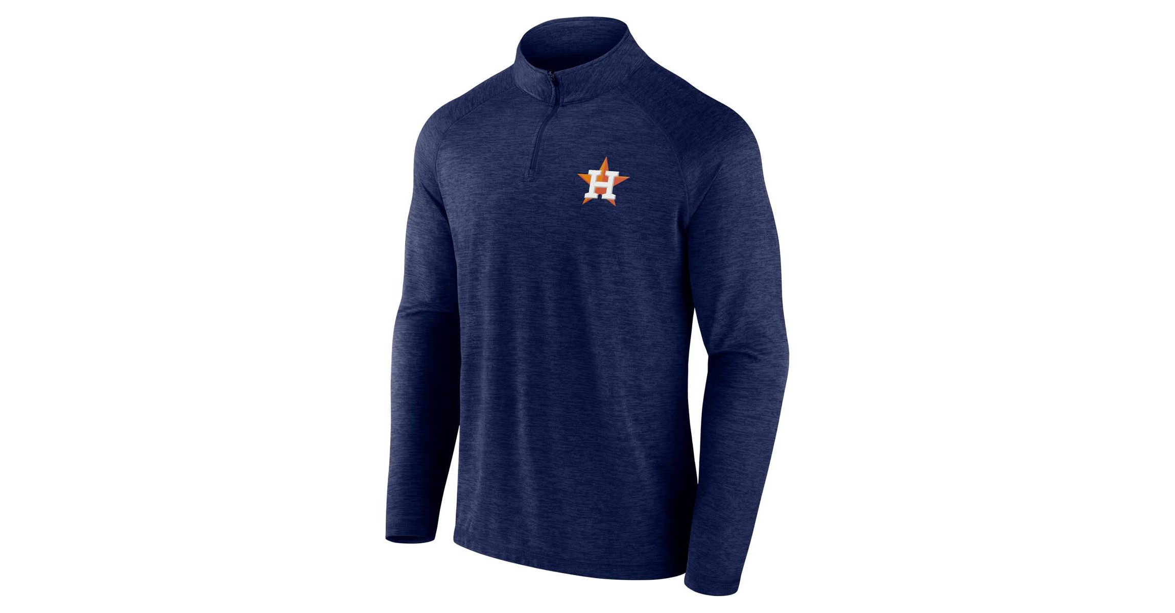 MLB Fanatics Houston Astros Head-to-Head Raglan Quarter-Zip Jacket