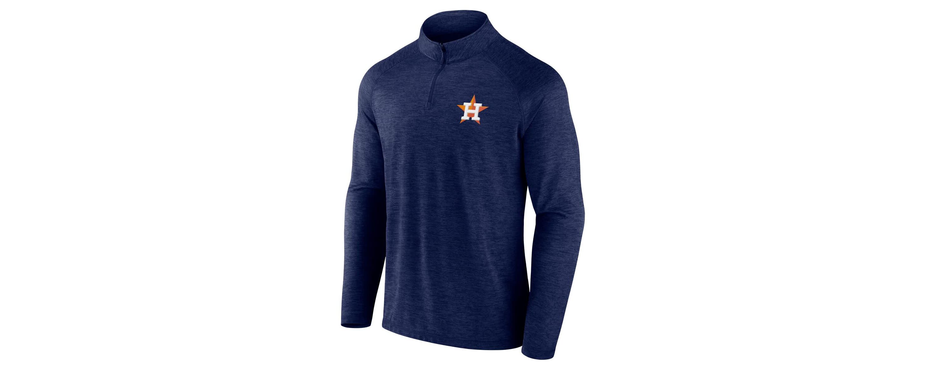 MLB Fanatics Houston Astros Head-to-Head Raglan Quarter-Zip Jacket