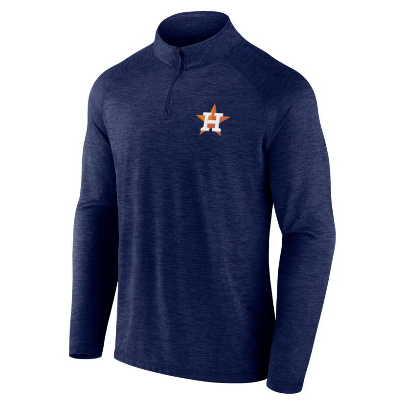 MLB Fanatics Houston Astros Head-to-Head Raglan Quarter-Zip Jacket