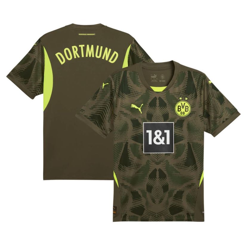 Bundesliga Borussia Dortmund 2024/25 Replica Short Sleeve Goalkeeper Jersey