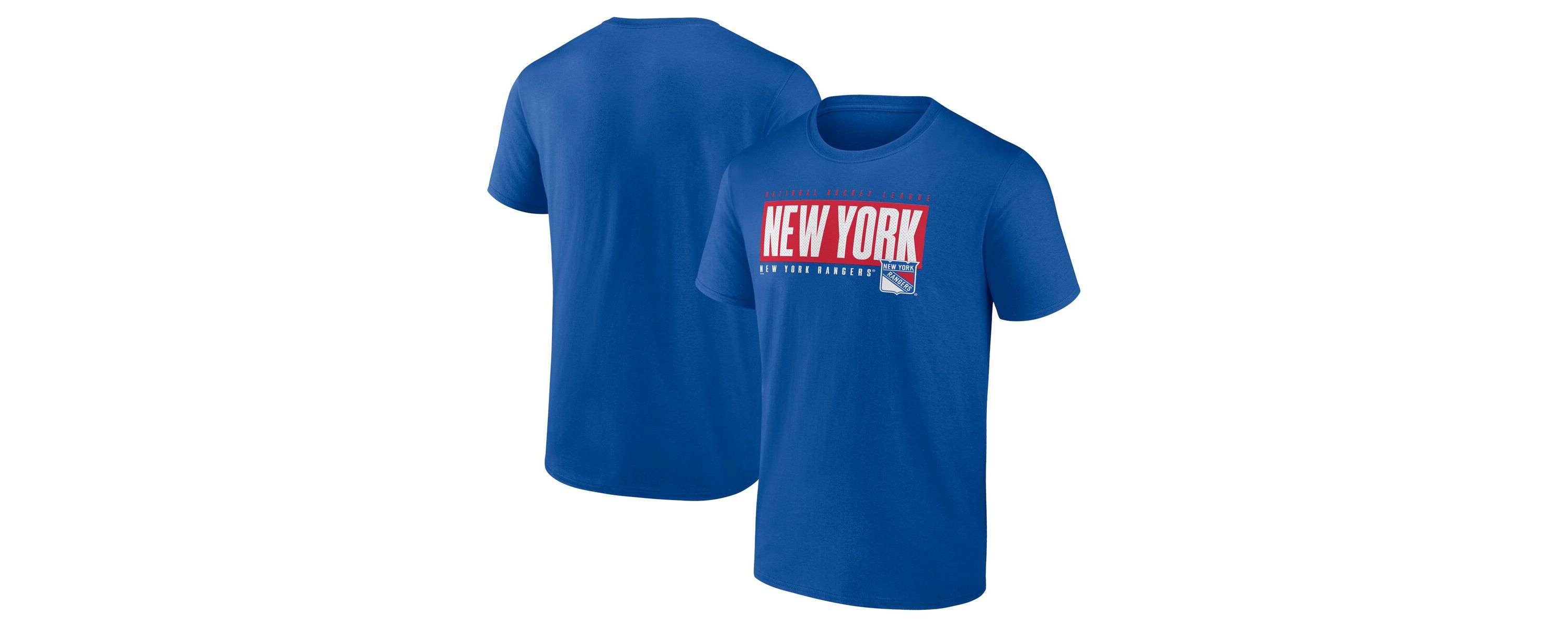 NHL Fanatics New York Rangers Blocked Out T-Shirt