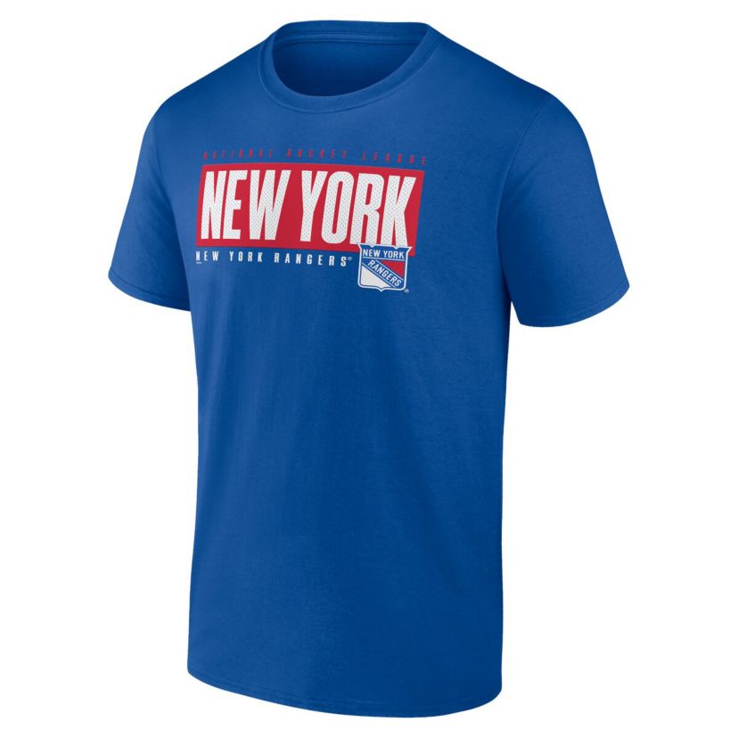 NHL Fanatics New York Rangers Blocked Out T-Shirt