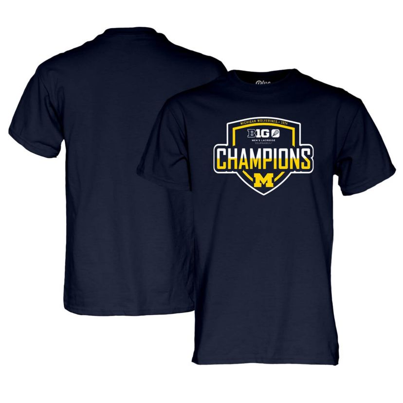 NCAA Unisex Michigan Wolverines 2024 Big Ten Lacrosse Tournament s T-Shirt