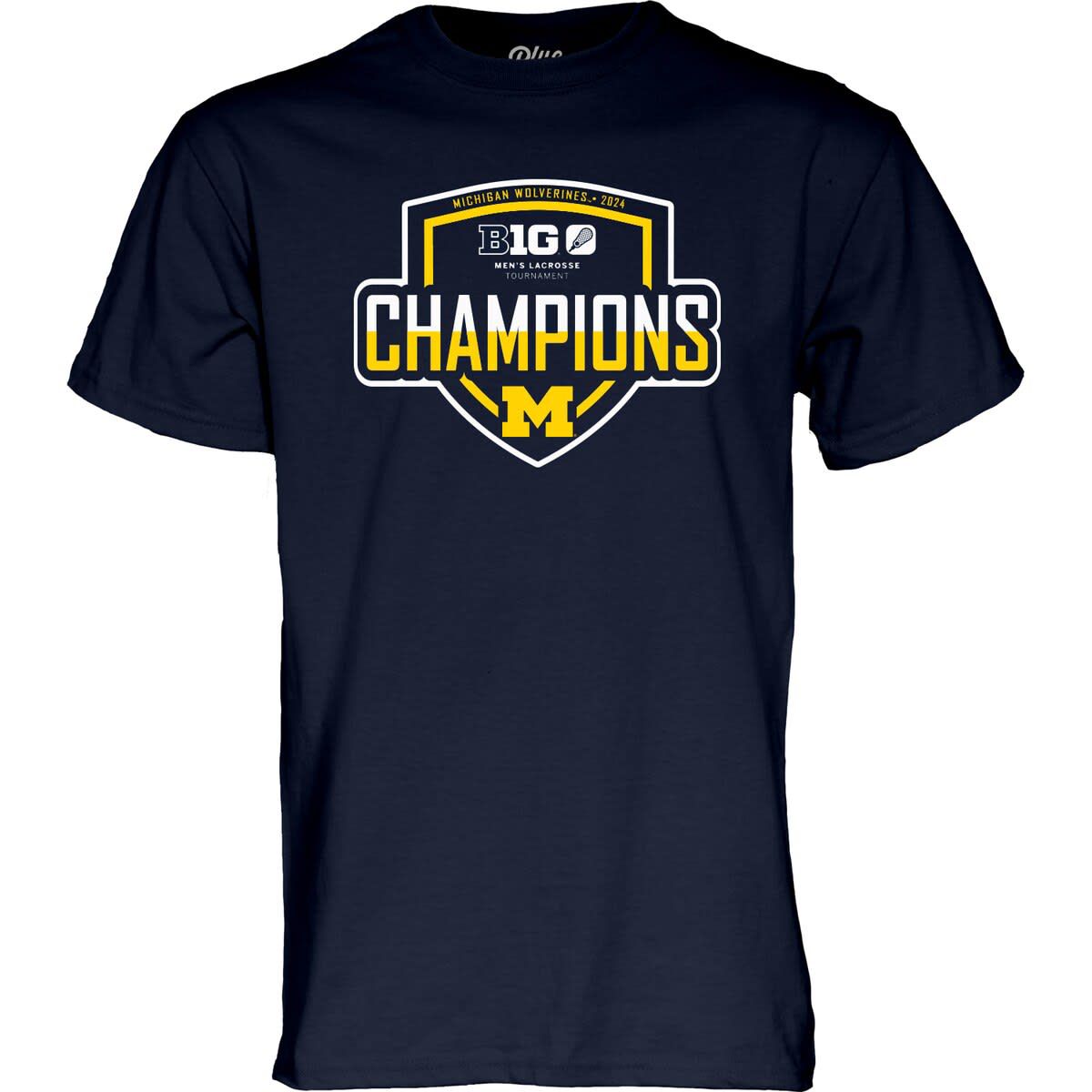NCAA Unisex Michigan Wolverines 2024 Big Ten Lacrosse Tournament s T-Shirt