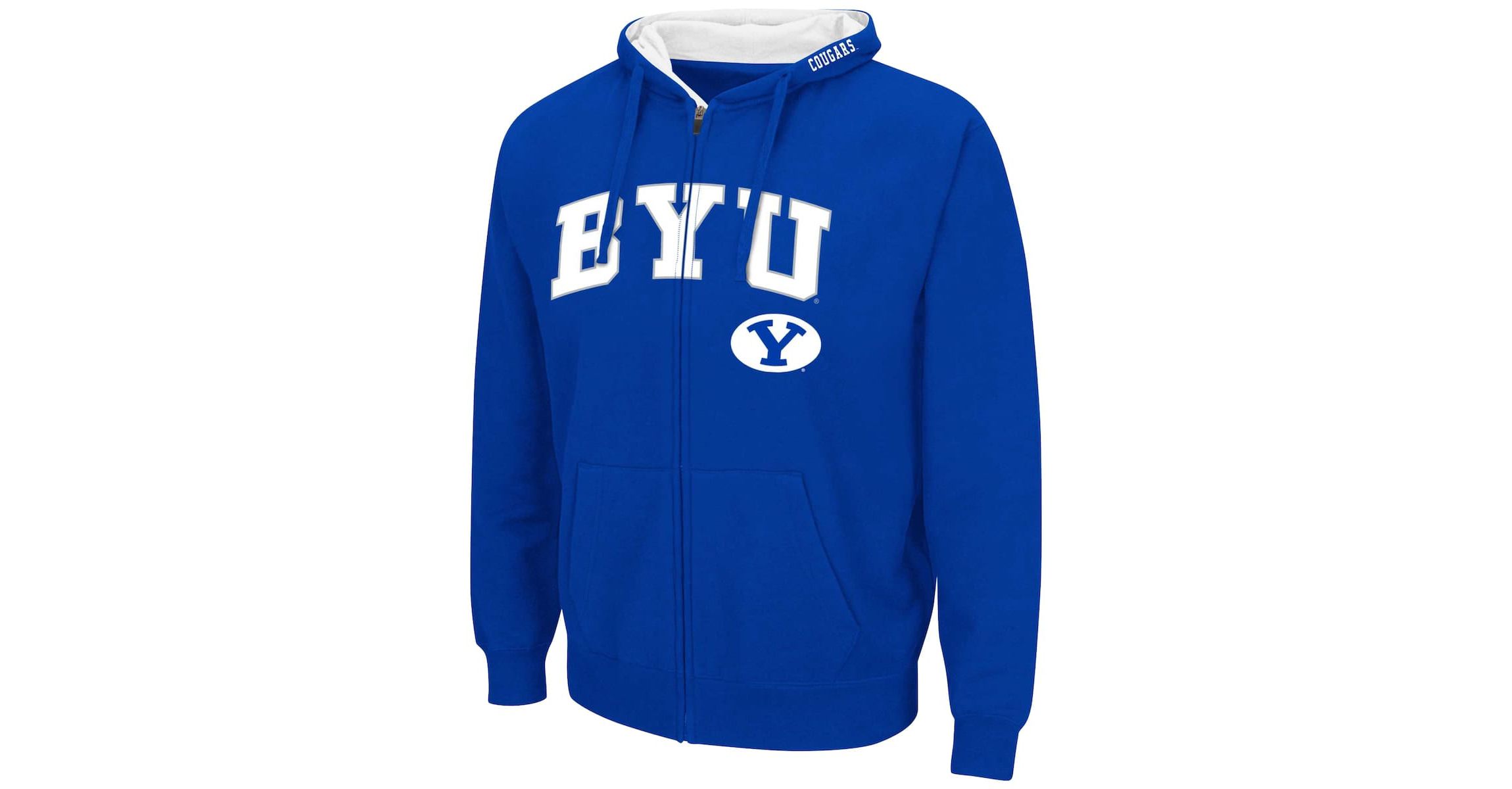 NCAA BYU Cougars Arch & Logo 3.0 Full-Zip Hoodie