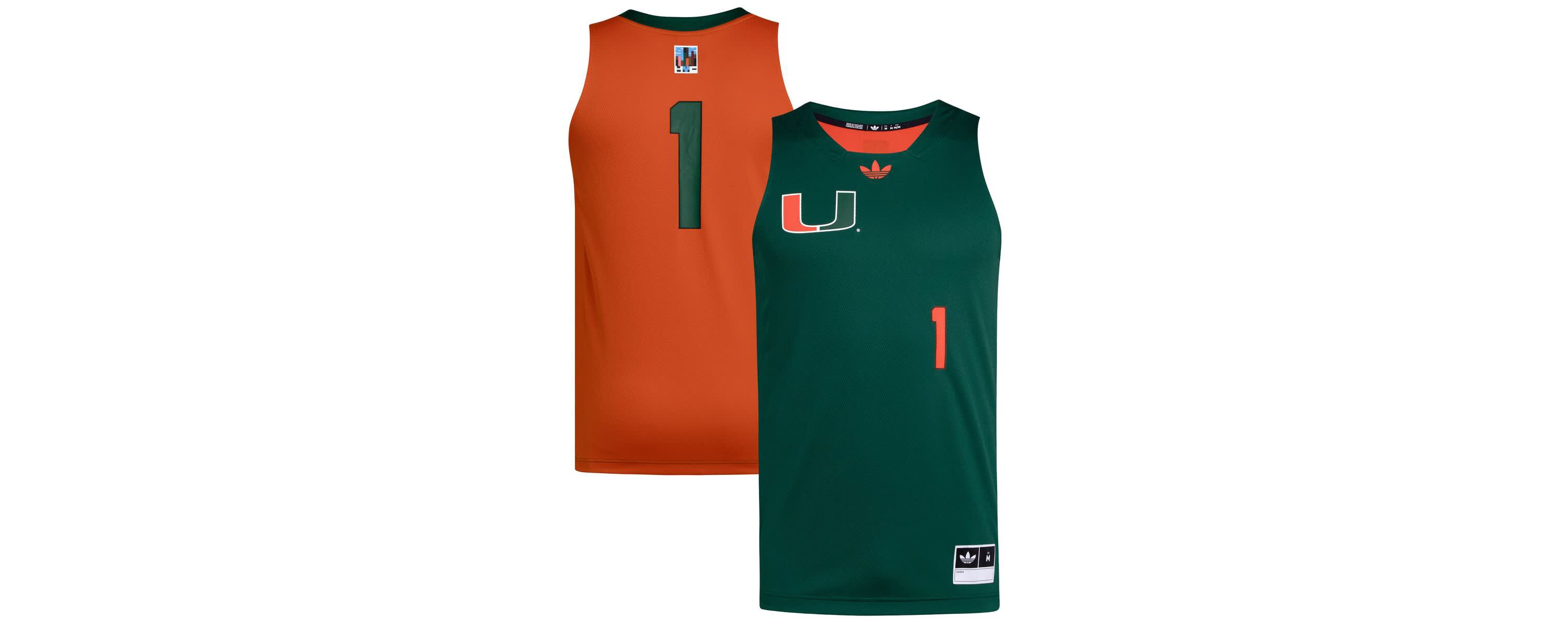 Miami (FL) Hurricanes NCAA #1 Miami Hurricanes History Month Basketball Jersey