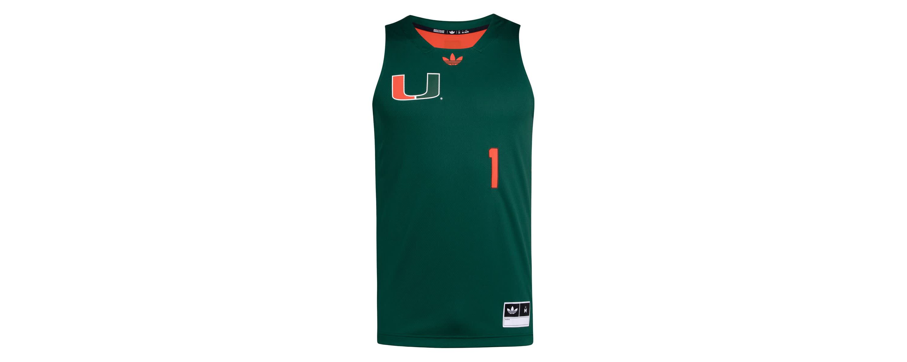 Miami (FL) Hurricanes NCAA #1 Miami Hurricanes History Month Basketball Jersey