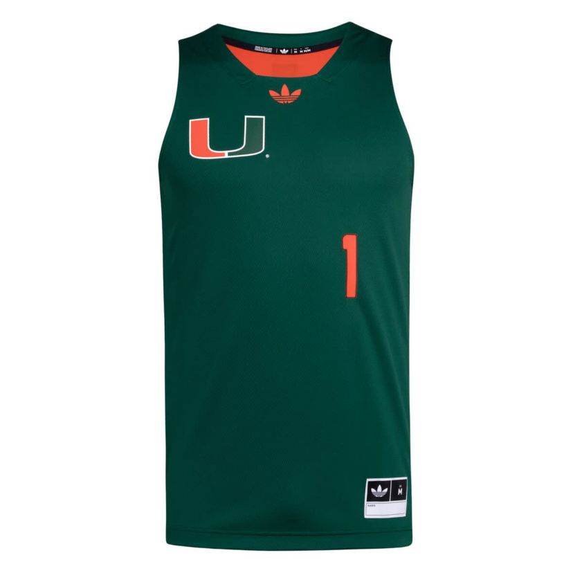 Miami (FL) Hurricanes NCAA #1 Miami Hurricanes History Month Basketball Jersey