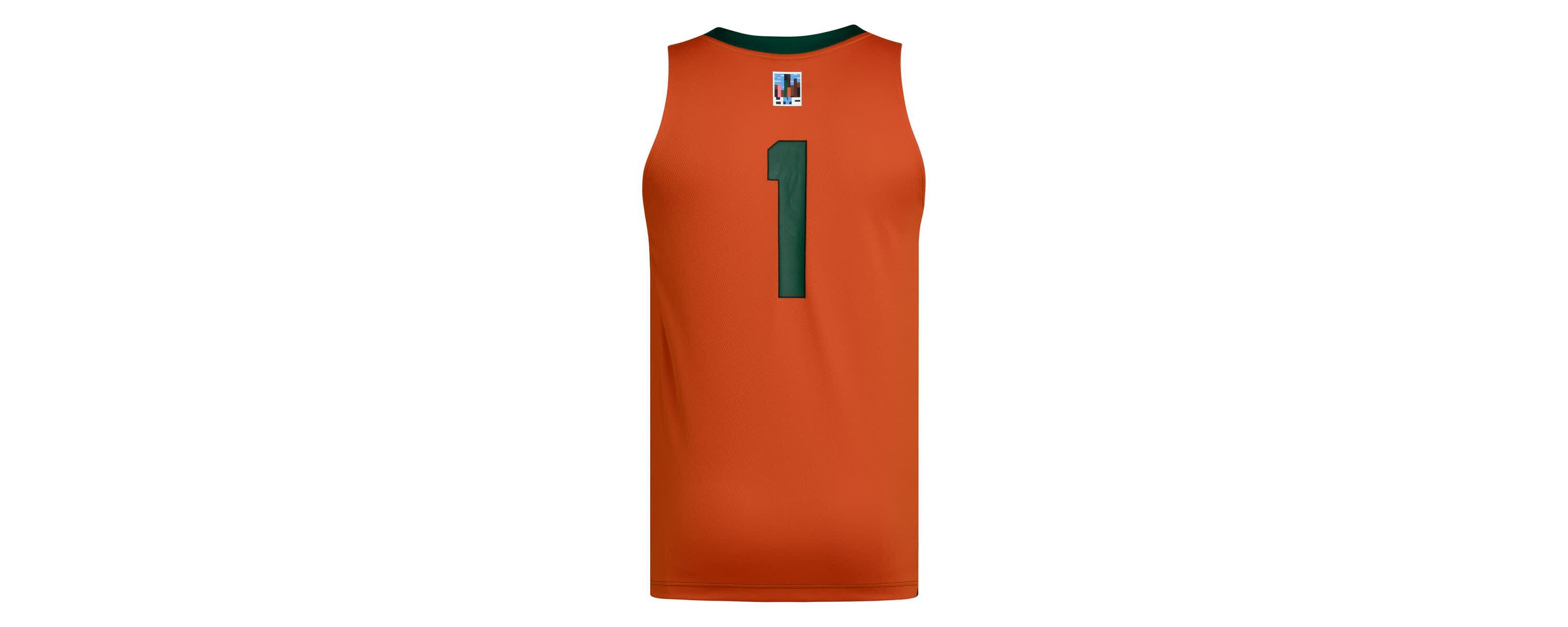 Miami (FL) Hurricanes NCAA #1 Miami Hurricanes History Month Basketball Jersey