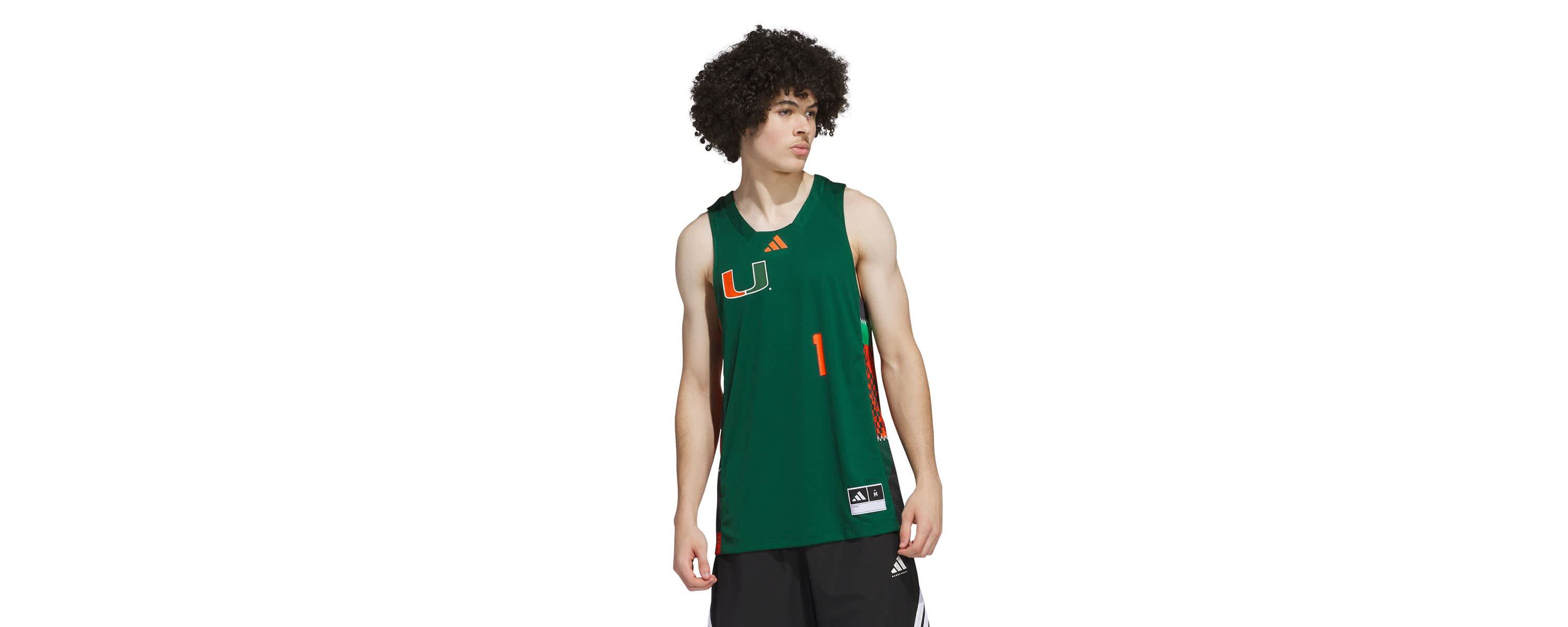 Miami (FL) Hurricanes NCAA #1 Miami Hurricanes History Month Basketball Jersey