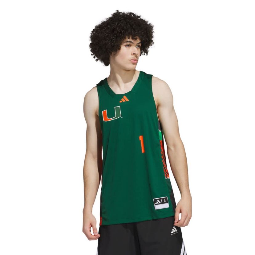 Miami (FL) Hurricanes NCAA #1 Miami Hurricanes History Month Basketball Jersey