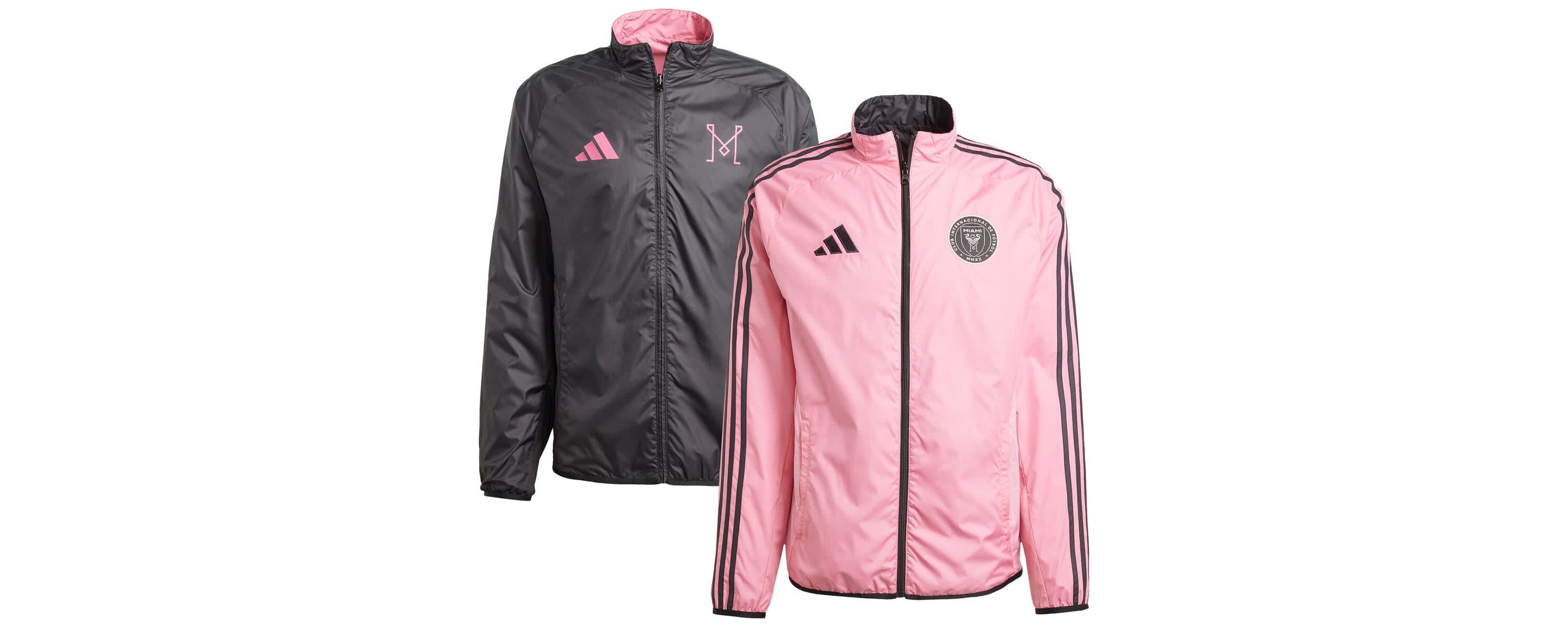 MLS Pink/Black Inter Miami CF 2025 Anthem Reversible Full-Zip Jacket